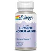 SOLARAY Lisina y Monolaurina en cápsula vegana para apoyo general