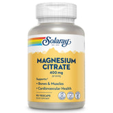 SOLARAY Magnesio Citrato 400 mg en botella para uso diario
