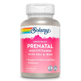 SOLARAY prenatal una dosis diaria con DHA, botella vertido, apoyo general para mamá y bebé.
