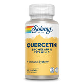 SOLARAY Quercetina, Bromelina y Vitamina C en botella: apoyo diario al sistema inmune.