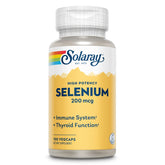 SOLARAY Selenium envase de 100 cápsulas para apoyo inmunológico