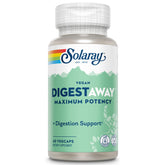 SOLARAY Super Digestaway: botella con enzimas vegetales para apoyar la digestión diaria