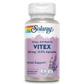 SOLARAY Vitex: botella con extracto de bayas 225 mg para apoyo al bienestar femenino