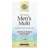 Solgar multivitamínico diario para hombres, botella de cápsulas, apoyo diario de energía