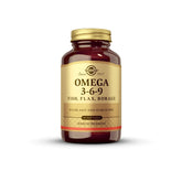 Solgar EFA 1300 Omega 3-6-9, bote de cápsulas blandas, apoyo a la salud general.