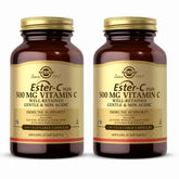 Solgar Ester-C Plus frasco de cápsulas, favorece la retención de vitamina C en células