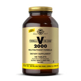 Solgar Formula VM 2000, bote de tabletas, apoyo diario de vitaminas y minerales.
