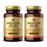 Solgar Ubiquinol 100 mg: botella de cápsulas blandas 50, antioxidante para apoyo diario.