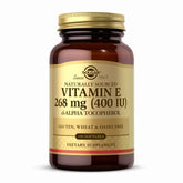 Solgar Vitamina E 268 mg, botella con cápsulas blandas para absorción óptima