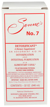 Sonne's Bentonite No7, botella de 32 oz para uso diario.