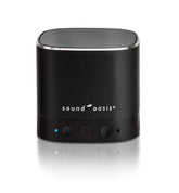 Sound Oasis Pink Noise, vista frontal, diseño compacto para dormir en casa.