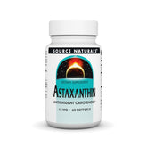 Source Naturals astaxantina: vista de la botella, posible beneficio antioxidante para el día a día.