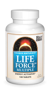 Source Naturals Life Force en frasco, apoyo al bienestar diario.