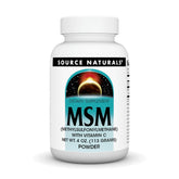 Source Naturals MSM con Vitamina C, polvo en bote, disuelve fácilmente en agua