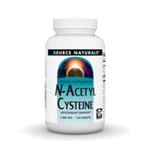 Source Naturals N-acetilcisteina tabletas 1000 mg: apoyo antioxidante diario.