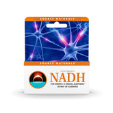 Source Naturals NADH 20mg tabletas: impulso de energía sostenible durante el día.