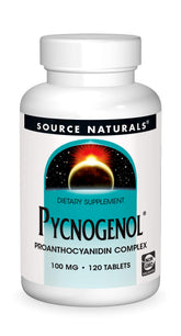 Source Naturals Pycnogenol en frasco, tableta de 100 mg para apoyo general