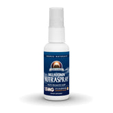 Source Naturals Sleep Science Melatonina NutraSpray, botella naranja, ideal para apoyar el descanso nocturno.