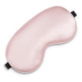 SpacePower mascarilla dormir seda rosa, ideal para bloquear la luz y favorecer el descanso.