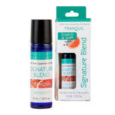 SpaRoom aceites esenciales en frasco azul cobalto de 10 ml para difusor.