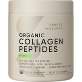 Sports Research Collágeno con Matcha en latte para empezar el día con energía.