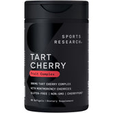 Sports Research cerezas Montmorency, frasco de cápsulas de liberación líquida.