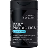 Sports Research probióticos diarios en cápsula vegana para apoyo digestivo diario