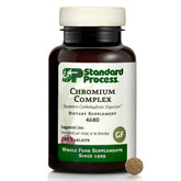 Standard Process Chromium Complex, botella frontal para apoyo digestivo diario