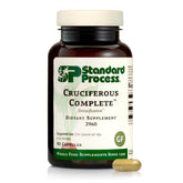 Standard Process Cruciferous Complete, botella de cápsulas para uso diario