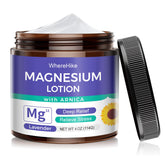 STILIP Magnesium Lotion Arnica lavanda en botella ofrece cuidado nocturno ligero