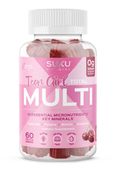 Gomitas SUKU Teen Girl sabor cereza para energía diaria