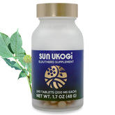 Sun Chlorella Sun Ukogi Eleuthero raíz 200 mg para apoyo diario