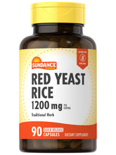 Sundance Arroz de Levadura Roja 1200 mg, cápsulas frente al frasco para uso diario