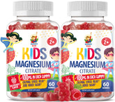 Sunny Sam Gomitas Magnesio 100 mg para niños, sabor frambuesa, consumo diario