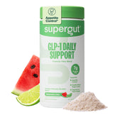 Supergut GLP-1 Daily Support, bote Sandía Lima, ideal para apoyar la digestión diaria.
