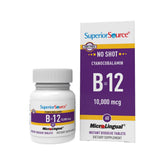 Superior Source B12 tableta disoluble para absorción rápida bajo la lengua