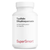 Supersmart Taxifolín Dihidroquercetina: botella lista para uso diario, antioxidante suave.