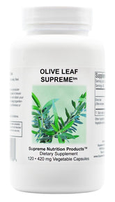 Supreme Nutrition Hojas de Olivo Supreme, cápsulas fáciles de tomar diariamente.