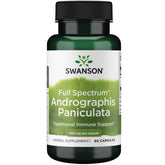 Swanson Andrographis paniculata cápsulas en botella para apoyo inmunitario