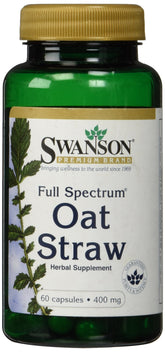 Swanson avena espectro completo, embalaje visible, soporte natural para energía diaria
