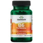Swanson B-6 botella vertiendo, apoyo a energía diaria
