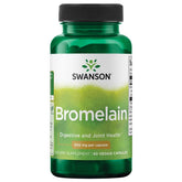 Swanson Bromelina 1200 GDU en botella de cápsulas vegetales, apoyo digestivo potencial