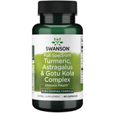 Swanson cápsulas del complejo curcuma astrágalo gotu-kola para vitalidad diaria
