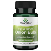 Swanson cebolla de espectro completo, bulbo en cápsulas de 400 mg para apoyo general