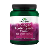 Swanson Colágeno Hidrolizado High Plains en envase de 1 lb, polvo sin sabor para uso diario.