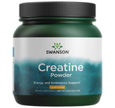 Swanson Creatine Monohydrate Powder: bote 1 kg para facilitar dosis diarias y entrenamientos constantes.