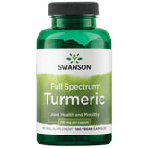 Swanson Curcuma, botella frontal: apoyo a la movilidad diaria y bienestar articular.