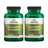 Swanson Curcumin Complex: cápsulas vegetarianas para movilidad diaria y bienestar general.