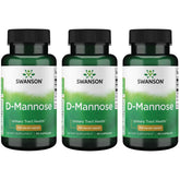 Swanson D-Mannosa 700 mg en cápsulas, presentación en caja para uso diario