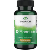 Envase de Swanson D-Mannose 700 mg, posible apoyo a la salud urinaria.